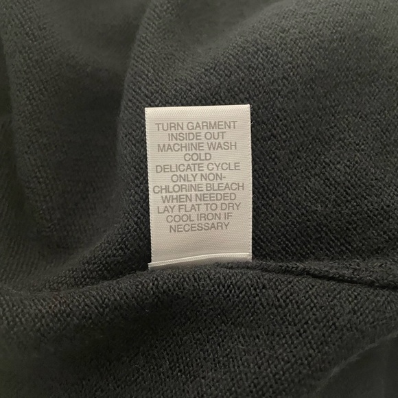 Avenue NEW Women's 26/28 3X Button Down Cardigan Sweater Black Sequins L/S - Picture 7 of 7